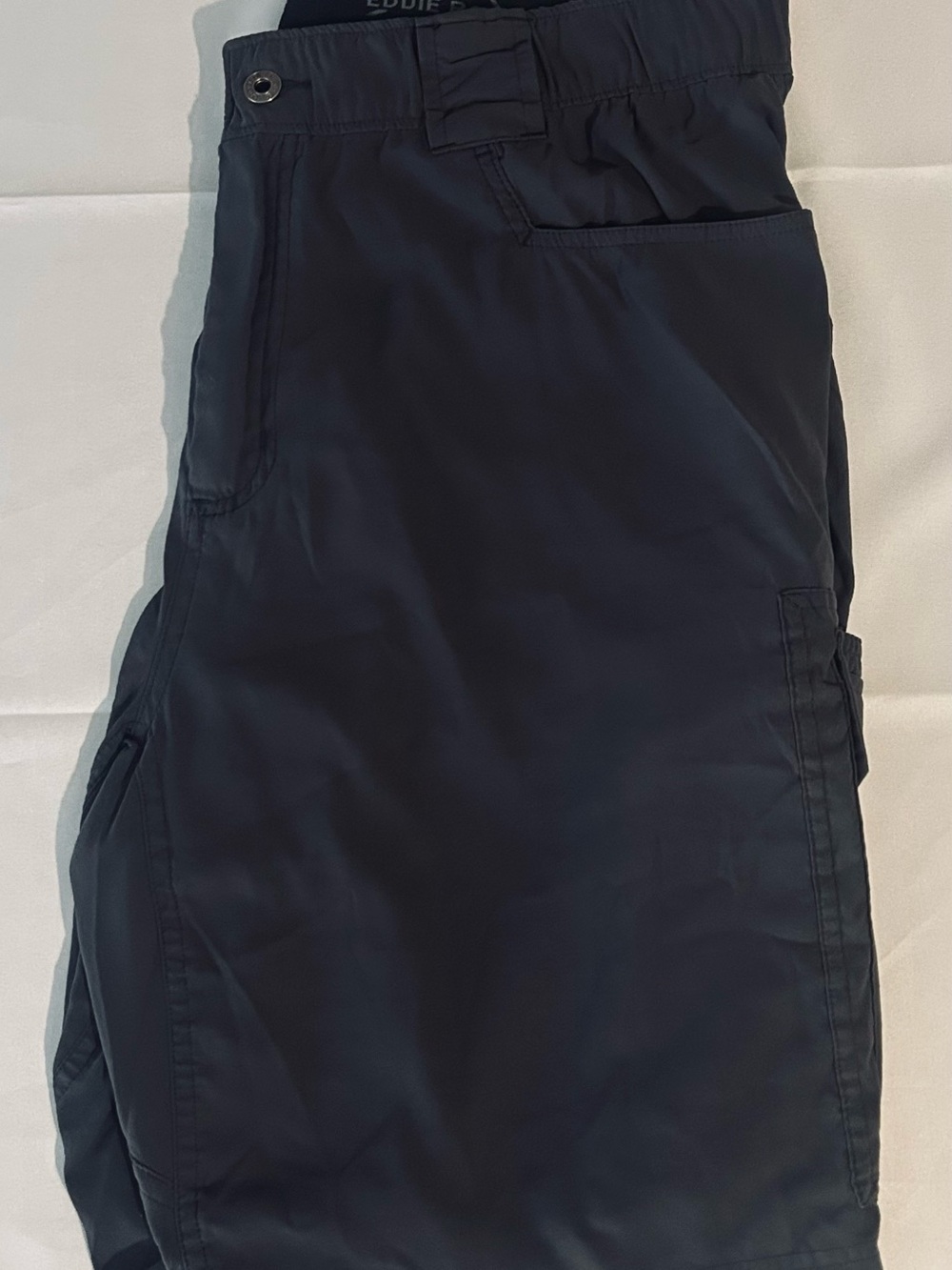 Eddie Bauer Dark Gray Cargo Shorts Size 36